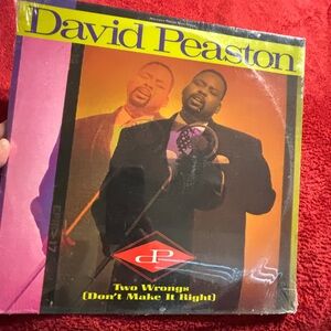 David Peaston Two Wrongs Don’t Make a Right LP Vinyl Record 1989 New